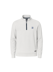 TOM TOMPSON MEN’S WHITE QUARTER-ZIP SWEATSHIRT | TM-60 EDITION