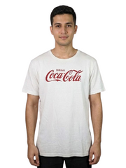 COCA-COLA ClASSIC LOGO T-SHIRT CASUAL WEAR | WHITE
