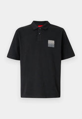HUGO BOSS DUSPLITY POLO SHIRT | BLACK