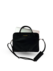 handpicked LEATHER BAG  | BLACK