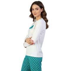 Uondi Rainy Daydream Pajama Set - Cozy Chic Sleepwear