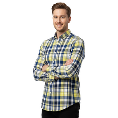 TOMMY HILFIGER MEN’S SLIM FIT CHECKED SHIRT | MULTI COLOUR