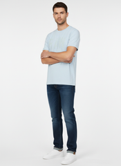 G-STAR RAW MEN’S PREMIUM LOGO T-SHIRT | LIGHT BLUE