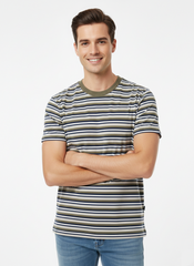 JACK & JONES MEN’S PREMIUM STRIPED T-SHIRT