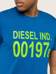 DIESEL DIEGOS SHORT SLEEVE T-SHIRT FLEXIBLE T-SHIRT | BLUE