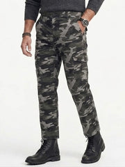 STANLEY MEN’S CARGO PANTS RELAXED FIT | GREY / BLACK