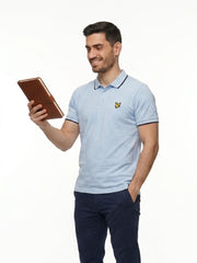 KENSINGTON PREMIUM SHIRT EMBROIDERY LOGO FOR MEN | SKY BLUE