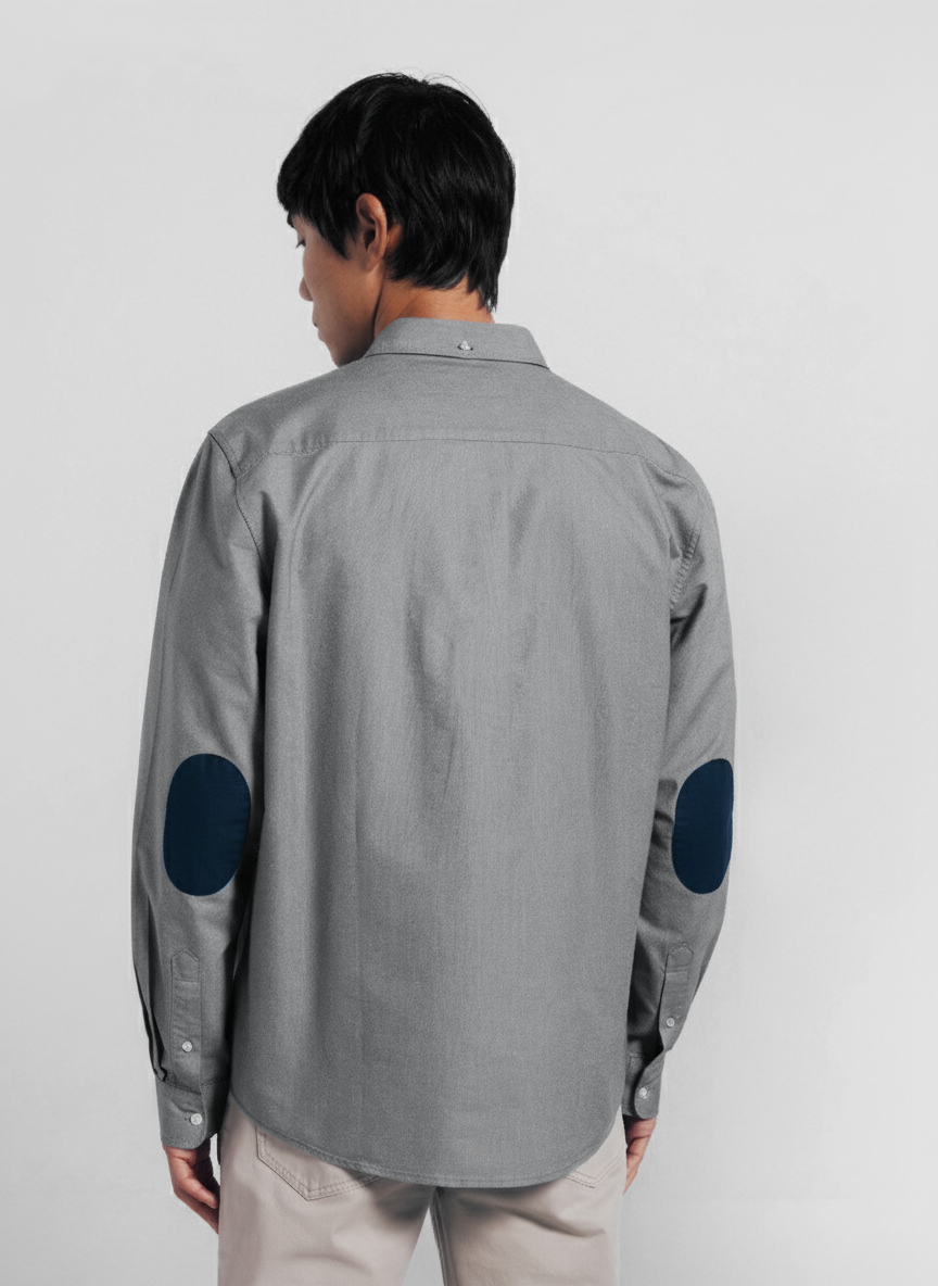 SPRINGFIELD OXFORD SHIRT – REGULAR FIT | LIGHT GREY