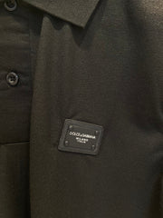 DOLCE & GABBANA MEN SLIM FIT CLASSIC POLO SHIRT | BLACK