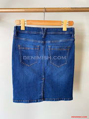 Premium Blue Wunsche Skirt for Women – Effortless Summer Style