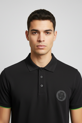 HUGO BOSS PIRAX BB POLO SHIRT | BLACK