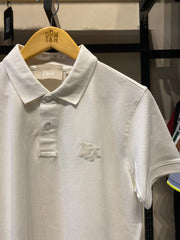 DIOR PREMIUM POLO SHIRT SLIM FIT | WHITE