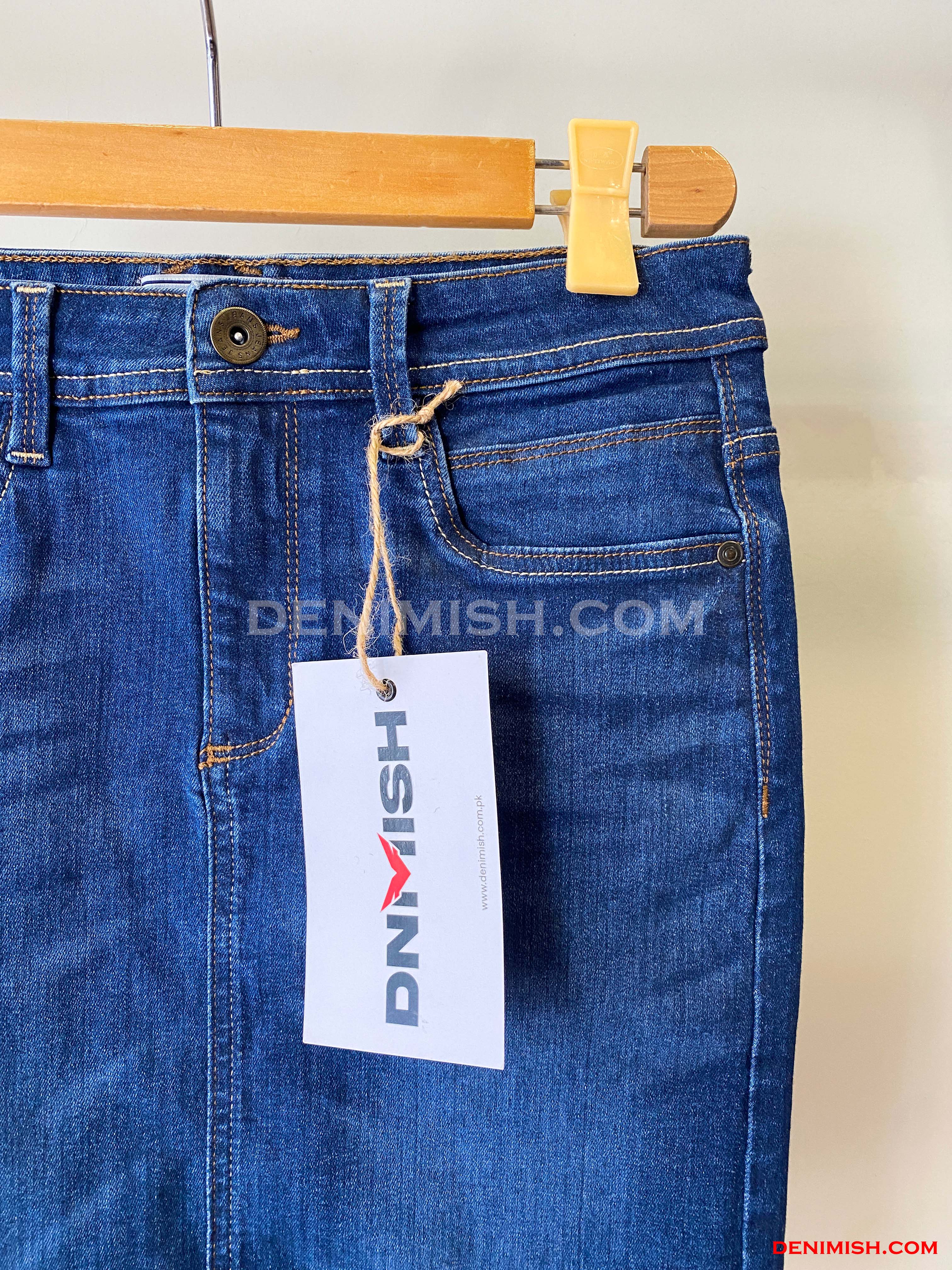 Premium Blue Wunsche Skirt for Women – Effortless Summer Style