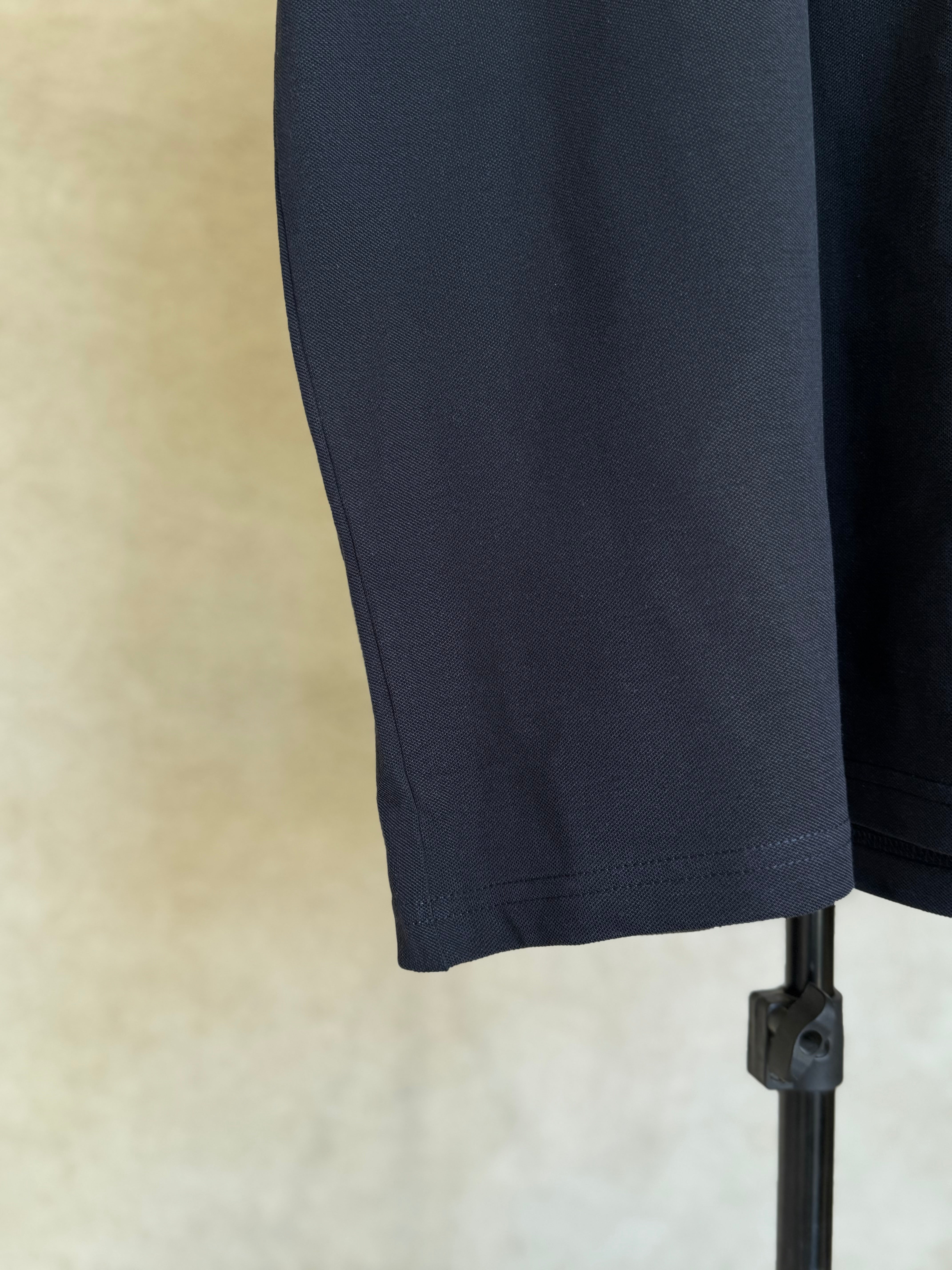 HUGO BOSS COTTON PIQUE POLO SHIRT WITH DOUBLE B MONOGRAM | DARK BLUE