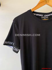 CHAPTER SPORTS MEN'S SLIM T-SHIRT | BLACK