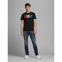 JACK & JONES.- CORP LOGO-SHORT SLEEVE T-SHIRT | BLACK