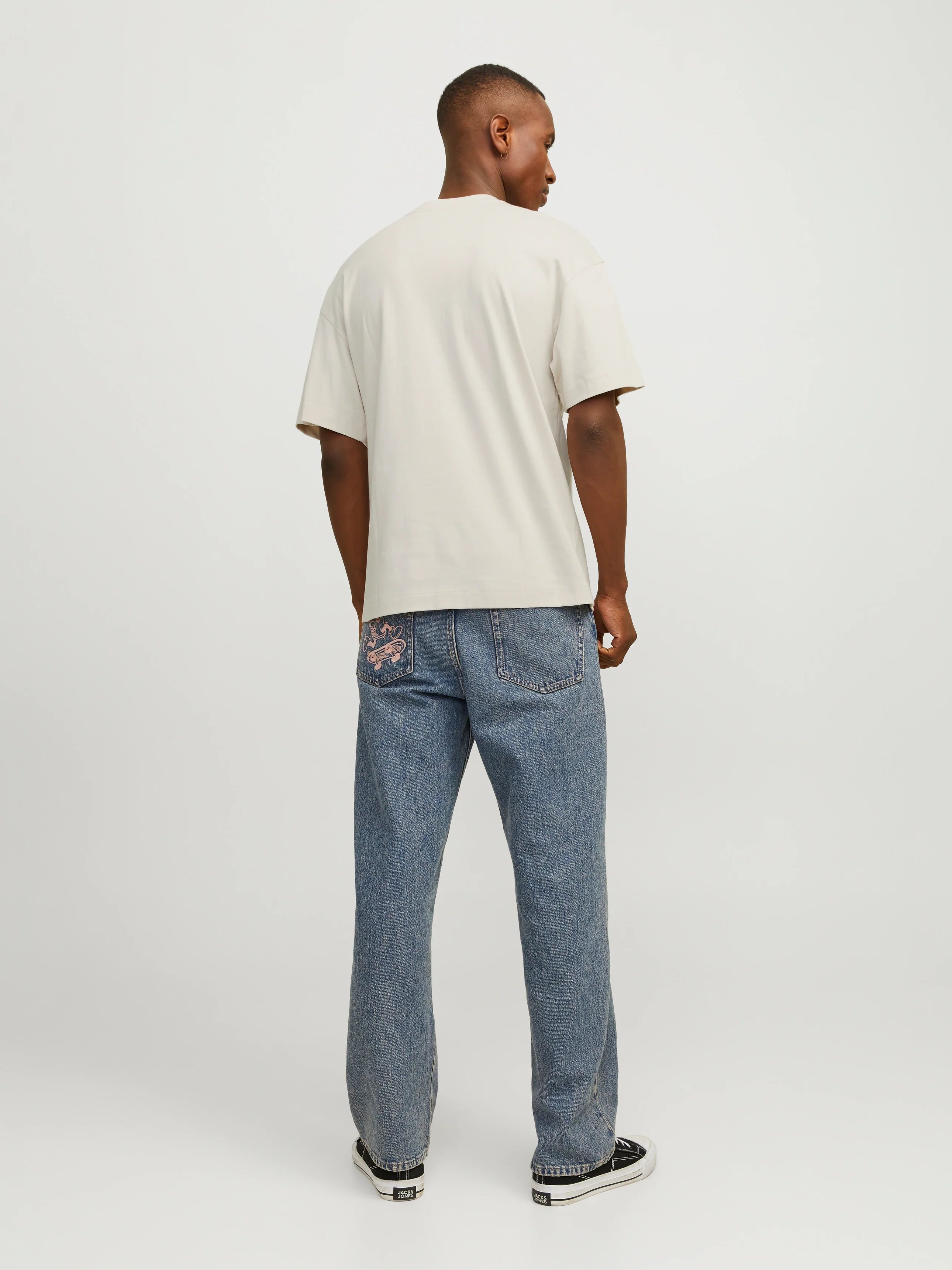 CALVIN KLEIN JEANS VARSITY LOGO T-SHIRT | WHITE