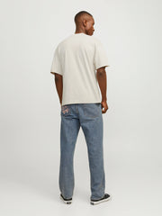 CALVIN KLEIN JEANS VARSITY LOGO T-SHIRT | WHITE
