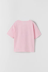 Zara Keith Haring Acid Wash T-Shirt in Pink – Trendy, soft cotton tee for boys & girls. Stylish and comfortable for everyday wear. Shop kids' t-shirts now!