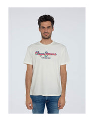 PEPE JEANS LONDON MARCO SLIM FIT T-SHIRT | WHITE