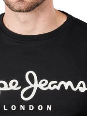 PEPE JEANS LONDON OLDWIVE REGULAR FIT T-SHIRT | BLACK