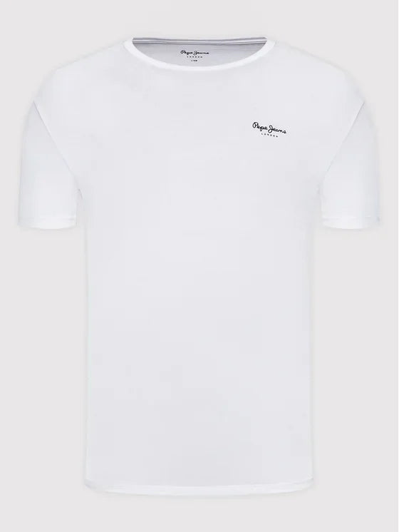 PEPE JEANS ORIGINAL BASIC 3 N T-SHIRT | WHITE