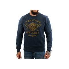 PETROL INDUSTRIES-ROUND NECK-SWEATSHIRT | DARK PETROL