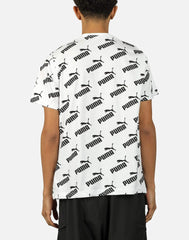 PUMA LOGO MEN SLIM FIT T-SHIRT | WHITE (SALE)
