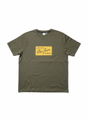 PEPE JEANS COTTON T-SHIRT WITH PRINTED LOGO | OLIVE GREEN