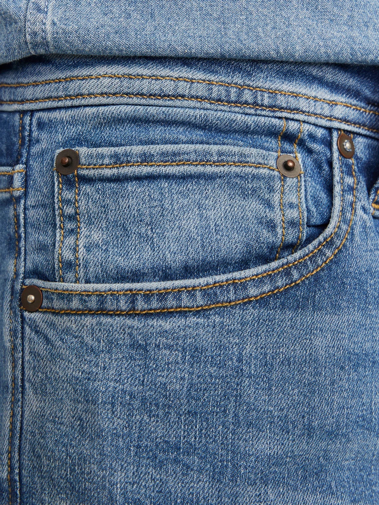 JACK & JONES denim blue relaxed fit jeans for men