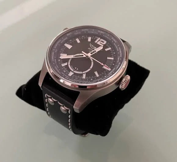 Aviator F Series Mark 2 Smart Watch with leather strap and water resistance